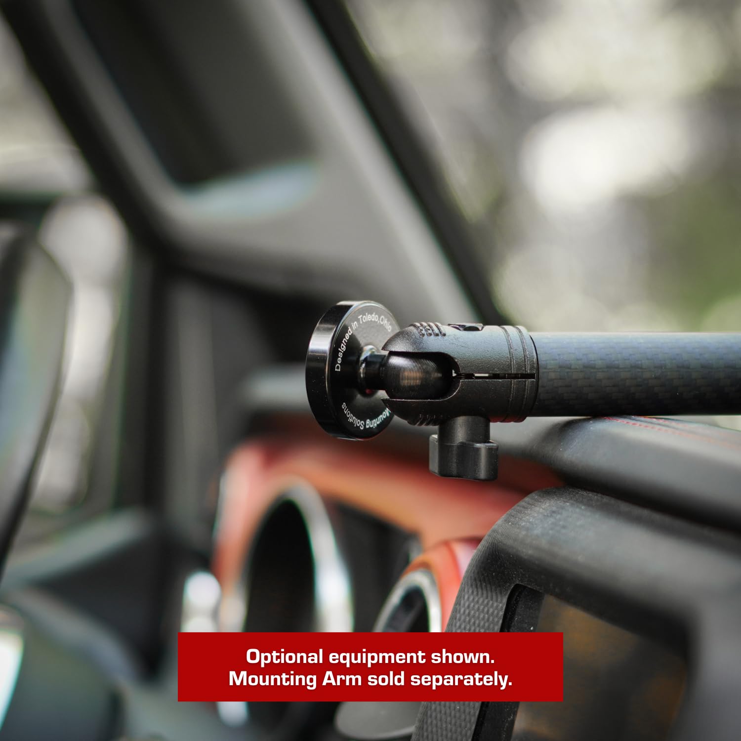 Bulletpoint DiabloM6 Magnetic Cell Phone Mount Compatible with iPhone and Android Smartphones - 20mm Attachment Ball - Metal Plate attaches to Device - Image 4