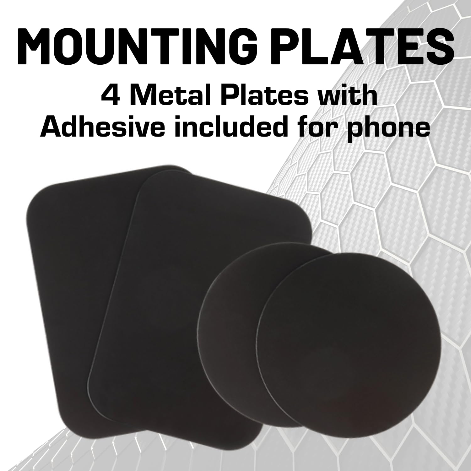 Bulletpoint Magnetic Phone Mount with 7cm Carbon Fiber + Kevlar Mounting Arm for iPhone & Android Smartphones - Fits 20mm Attachment Ball - Image 6