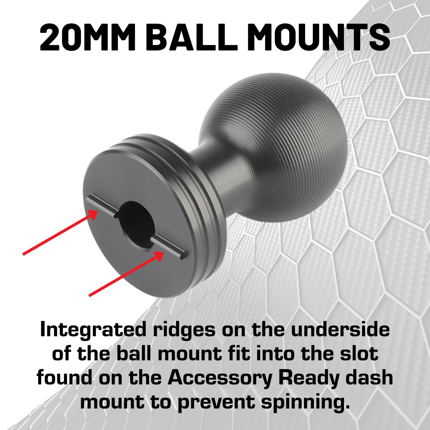 Bulletpoint Metal Bronco Phone Holder Mount + Action Camera Mount Compatible with 2021+ Ford Bronco Holds 3 Devices Replaces Accessory Ready Panel - Image 3