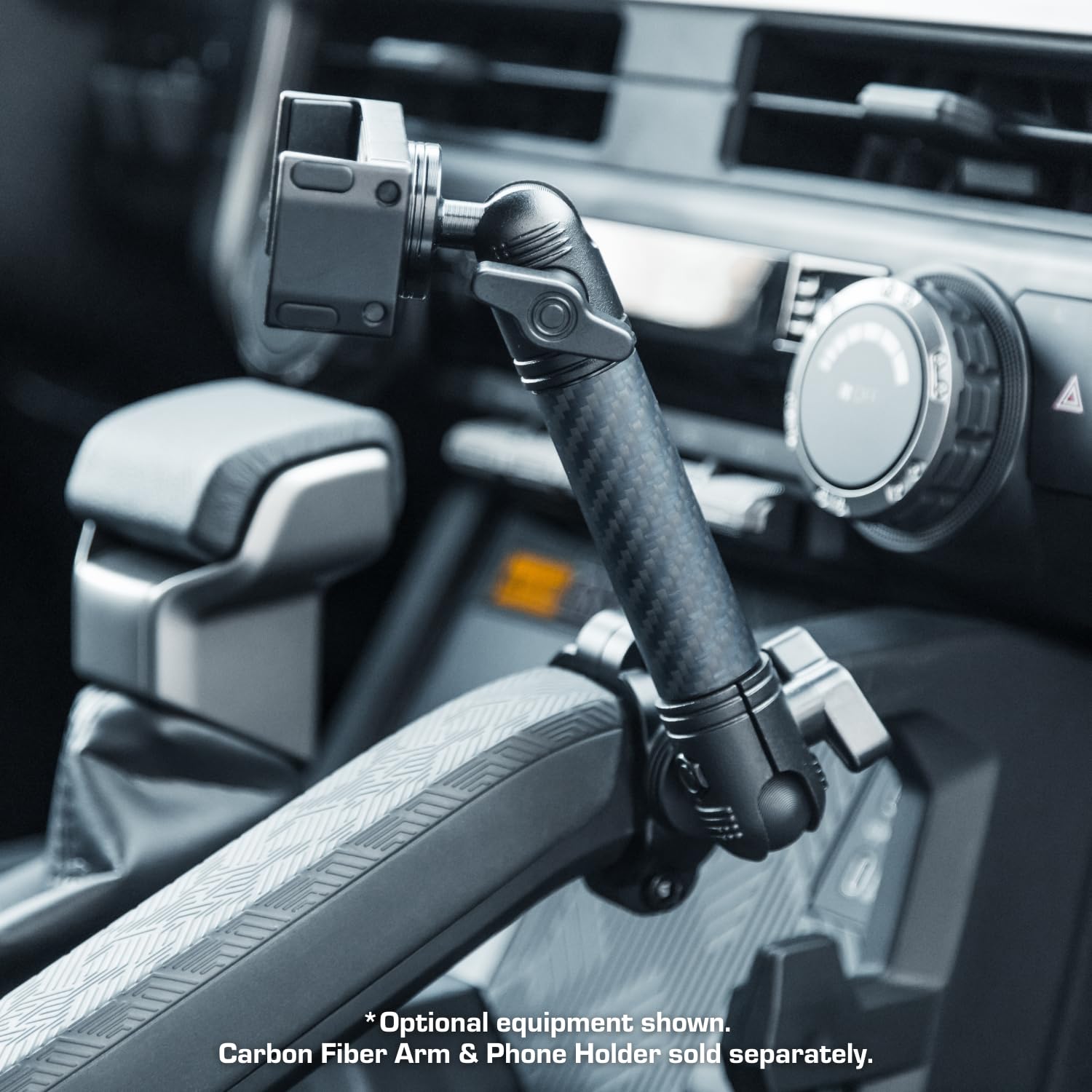 Bulletpoint Mounting Solutions Passenger Grab Bar Mount with Integrated 20mm Ball Compatible with 2024+ Toyota Tacoma & 2025+ 4Runner - Image 3