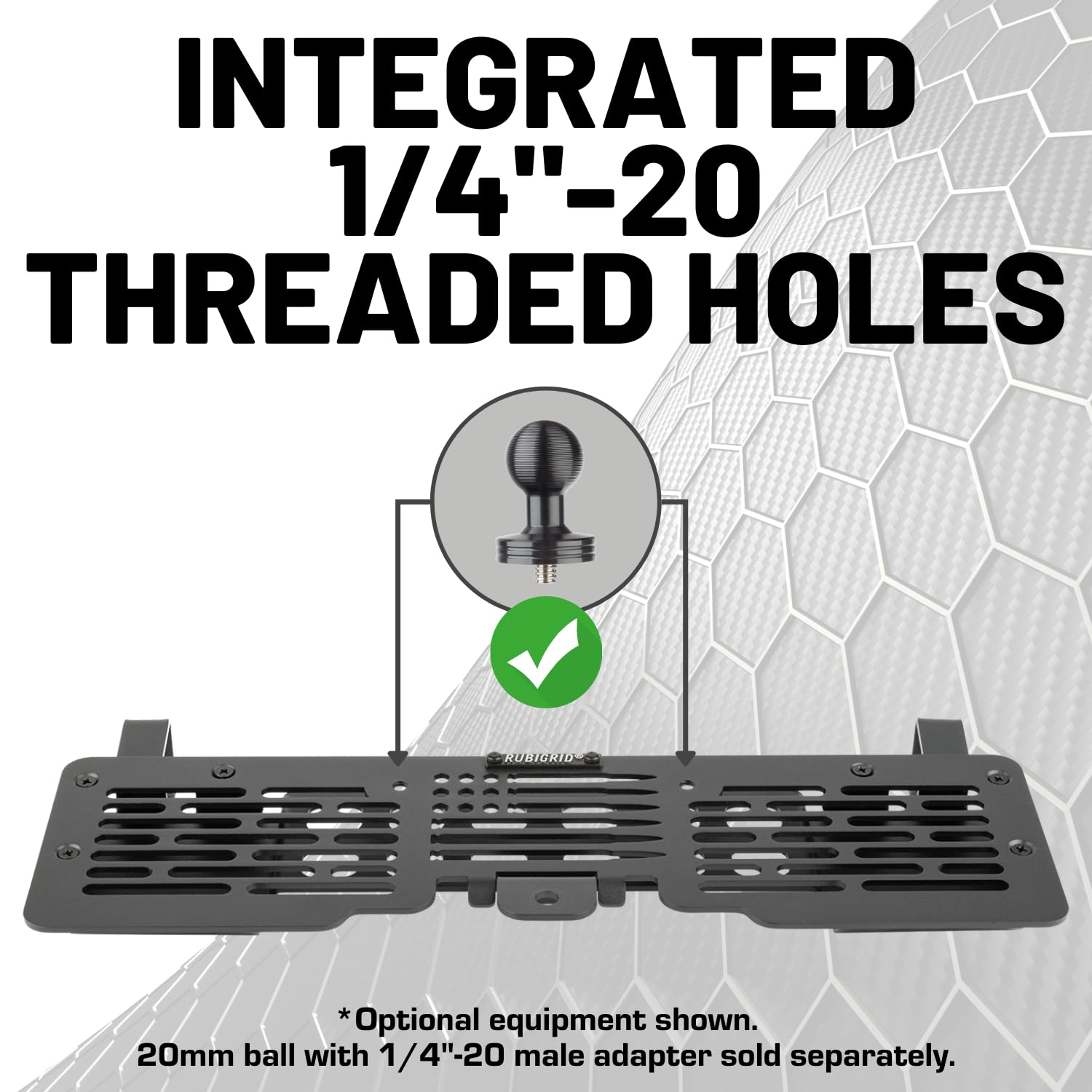 Bulletpoint Mounting Solutions RubiGrid Metal Dash Mount Phone Holder Compatible with 2021+ Ford Bronco - Image 3