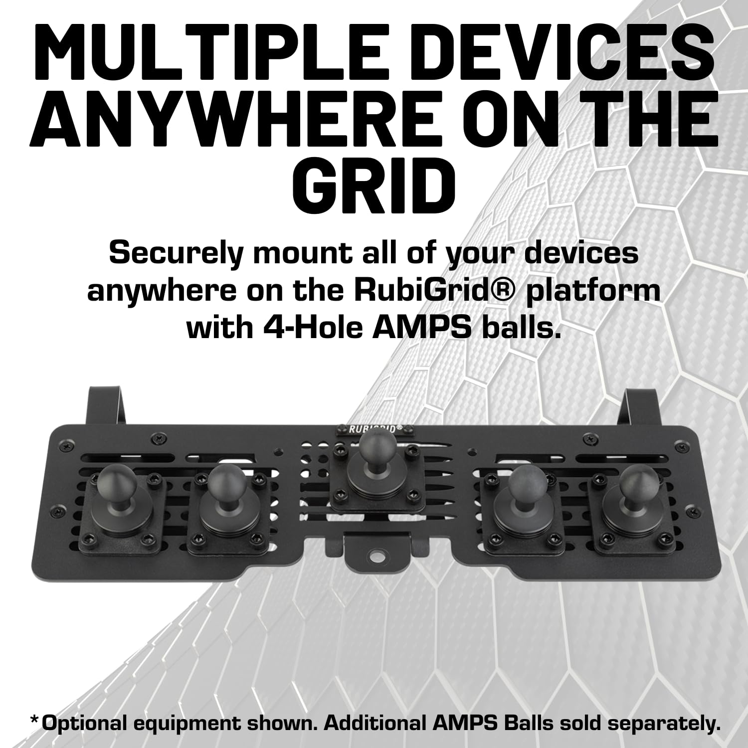 Bulletpoint Mounting Solutions RubiGrid Metal Dash Mount Phone Holder Compatible with 2021+ Ford Bronco - Image 5