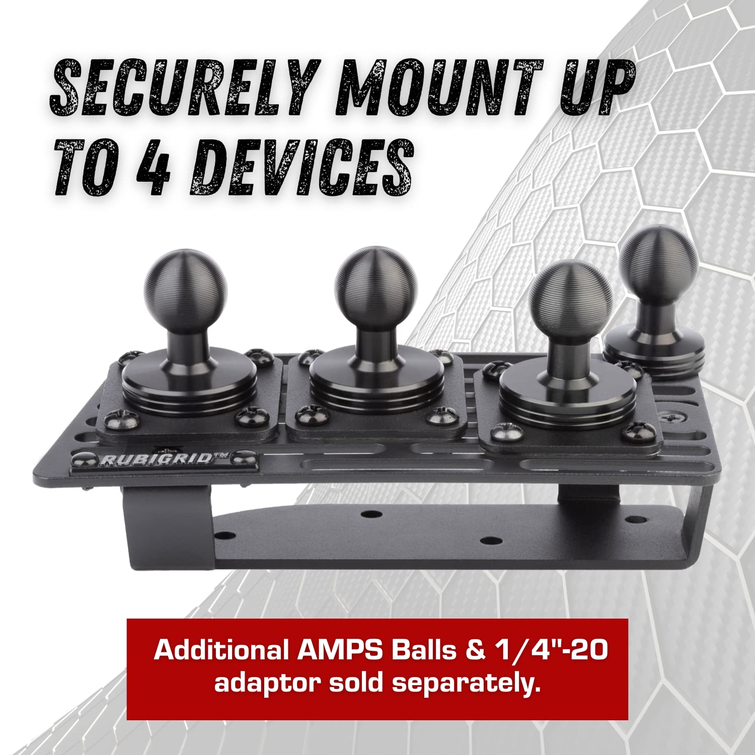 Bulletpoint RubiGrid Metal Dash Mount Phone Holder Compatible with 2022-2024 Ford Maverick - Image 4