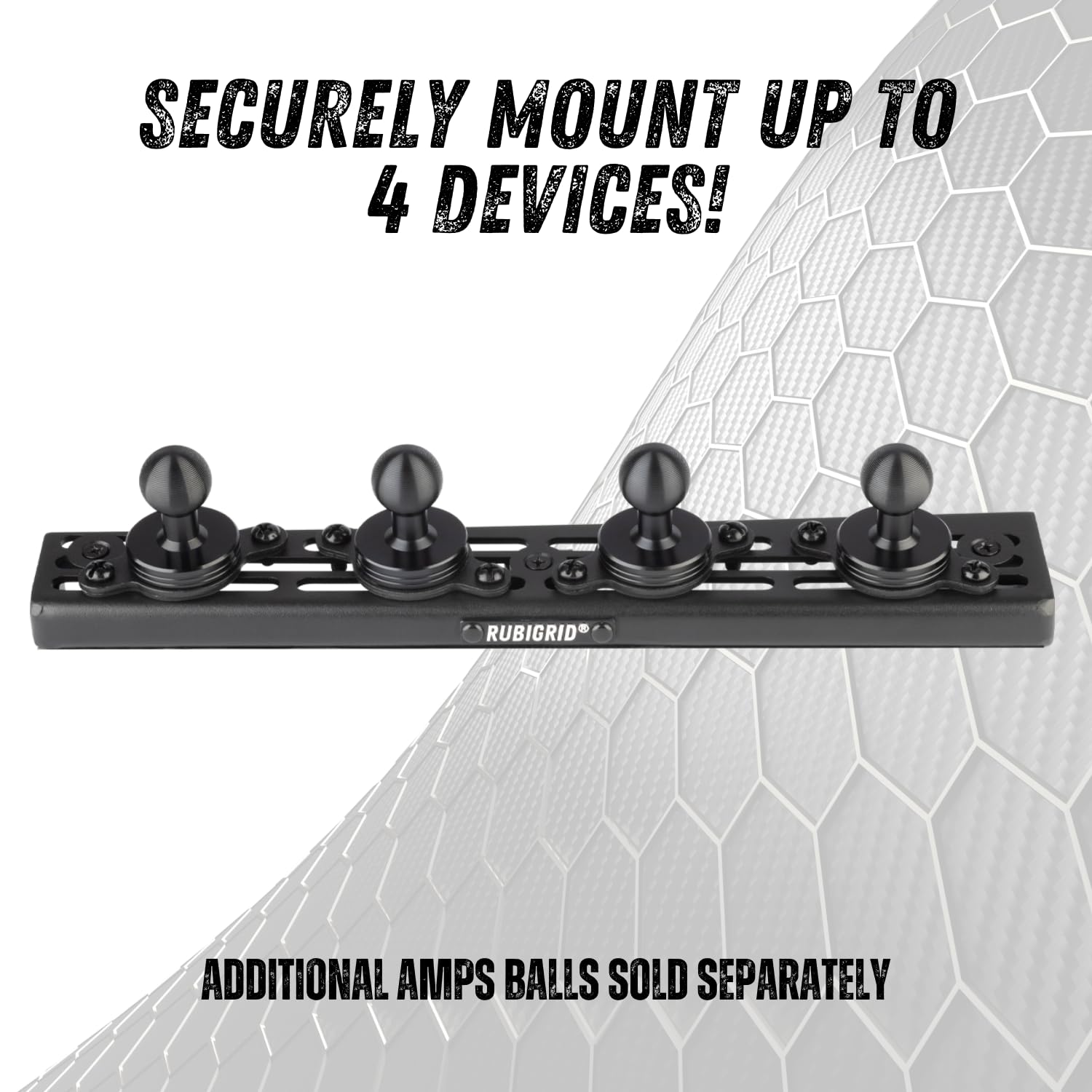 Bulletpoint RubiGrid Metal Dash Tacoma Phone Mount Compatible with 2016-2023 Toyota Tacoma - Image 4