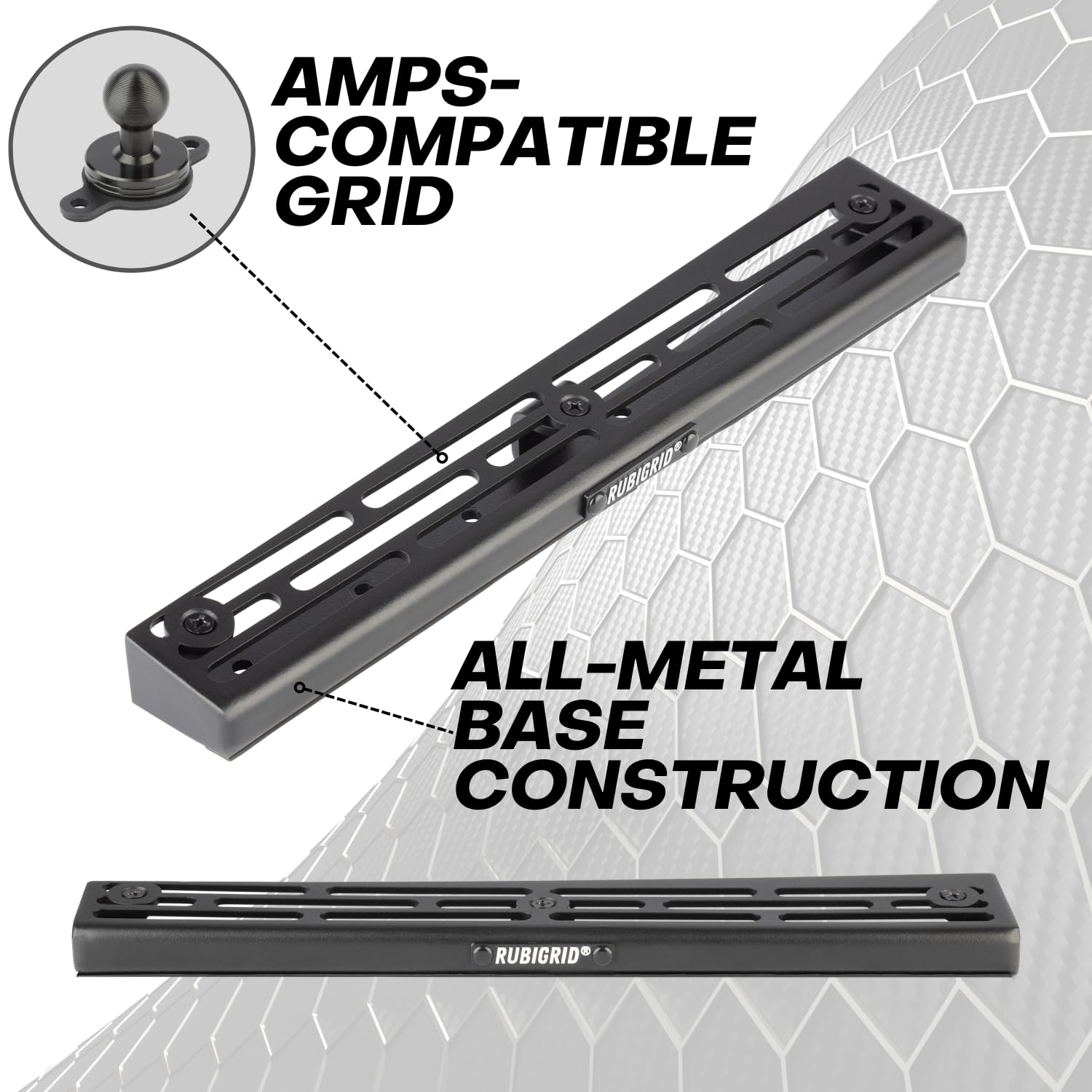 Bulletpoint RubiGrid Metal Dash Tacoma Phone Mount Compatible with 2016-2023 Toyota Tacoma - Image 5